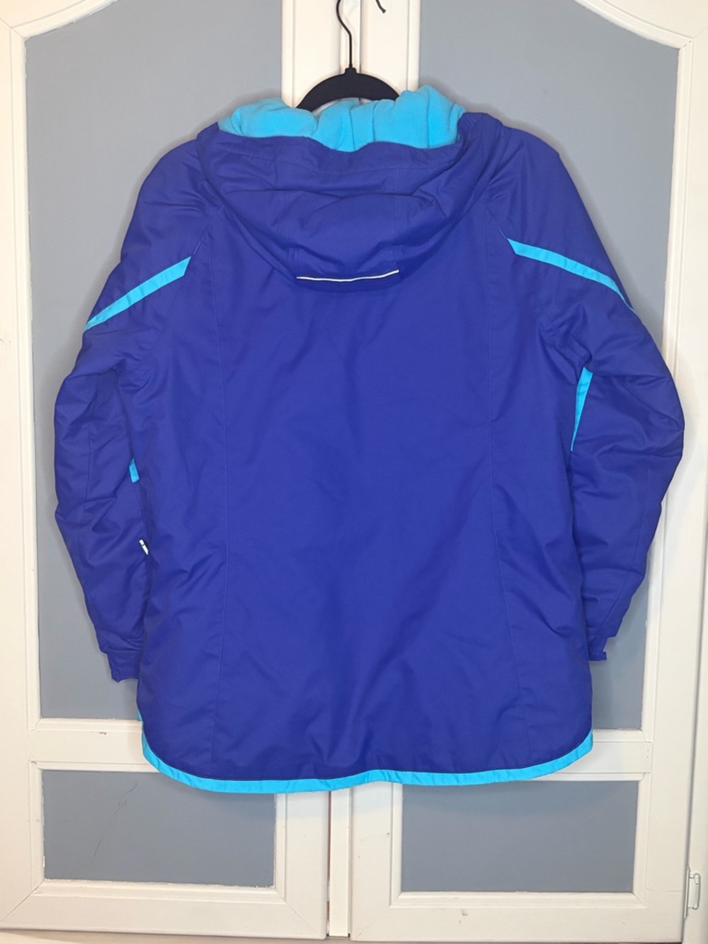 Columbia Omni Heat Jacket Youth XL 18/20 Blue Hooded Winter Coat Womens Small - Picture 2 of 8